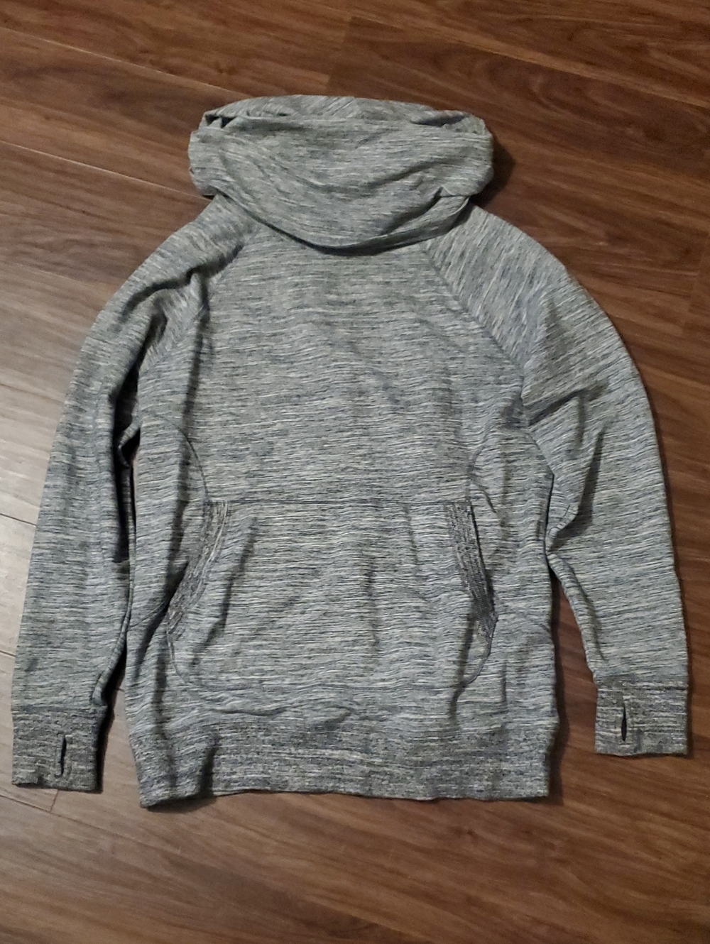 L.L. Bean Women's Heathered Gray Turtleneck Pullover Sweatshirt